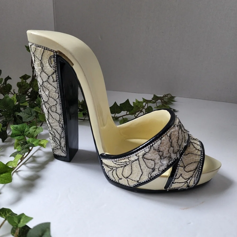 Large Resin High Heel Shoe Vanity Display